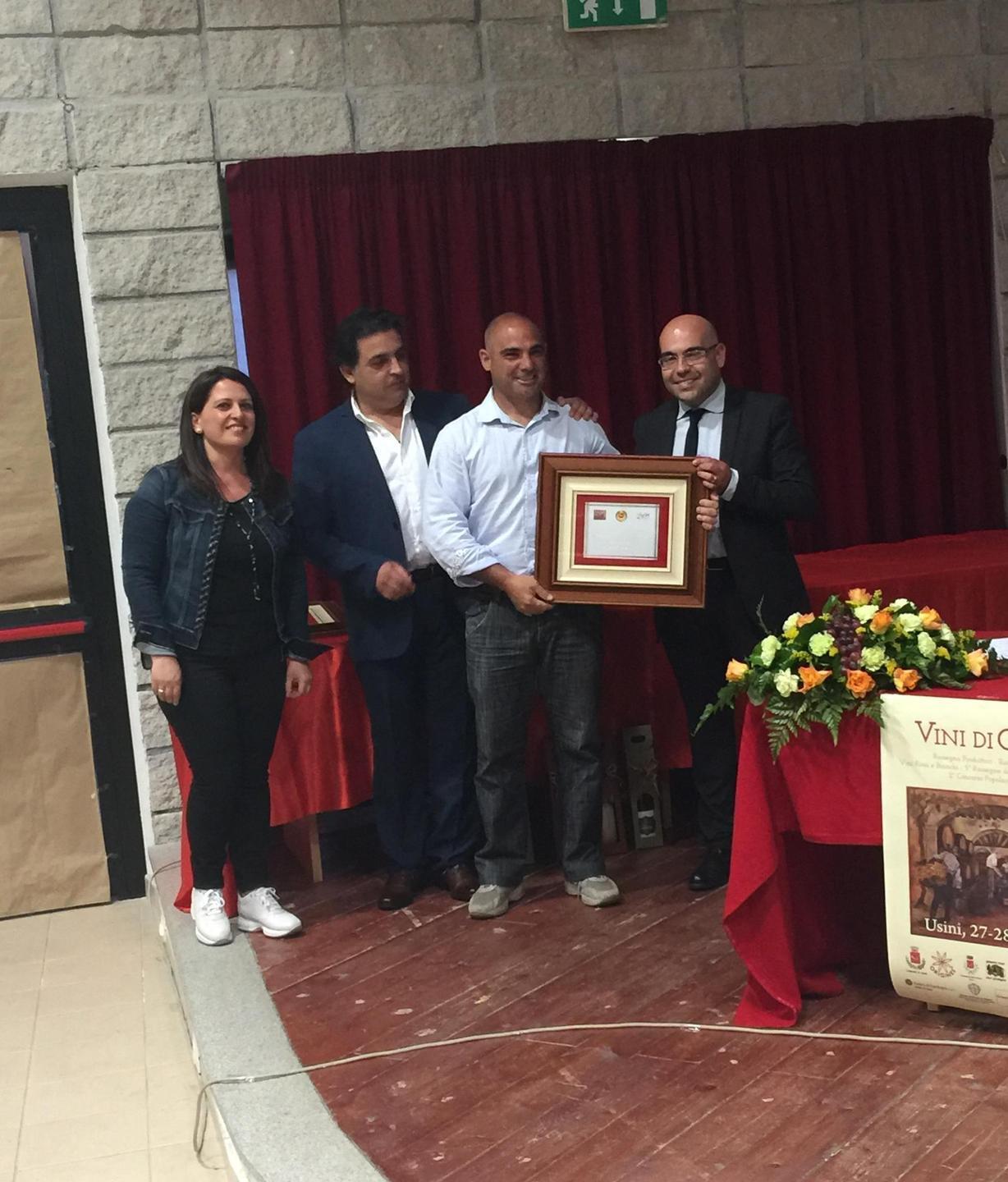Riconoscimenti a Tissi, Ossi, Uri e Usini