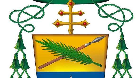 “Gaudium et spes” con i simboli di San Giorgio e San Cassiano