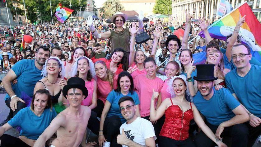 Colori e sorrisi dietro le quinte della manifestazione