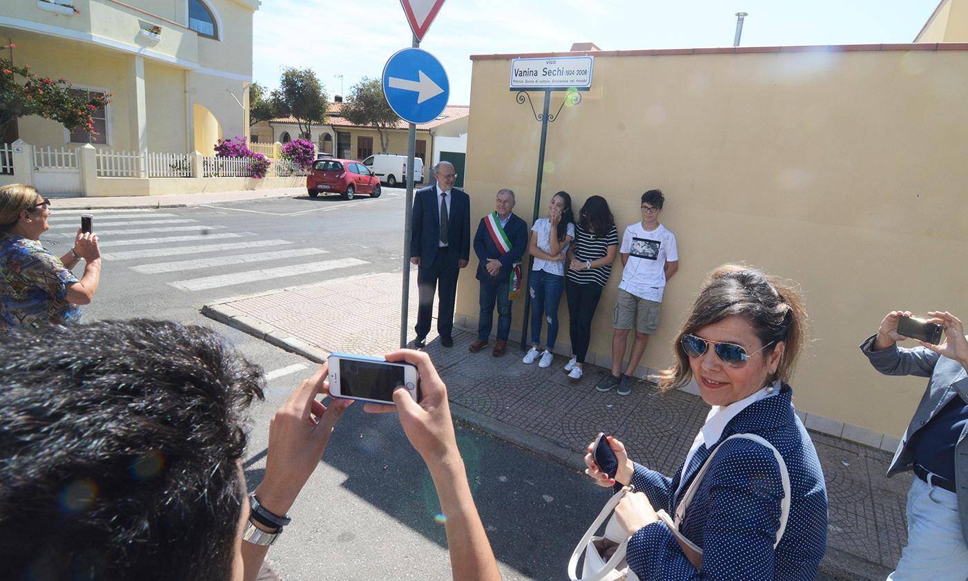 Una via intitolata a Vanina Sechi