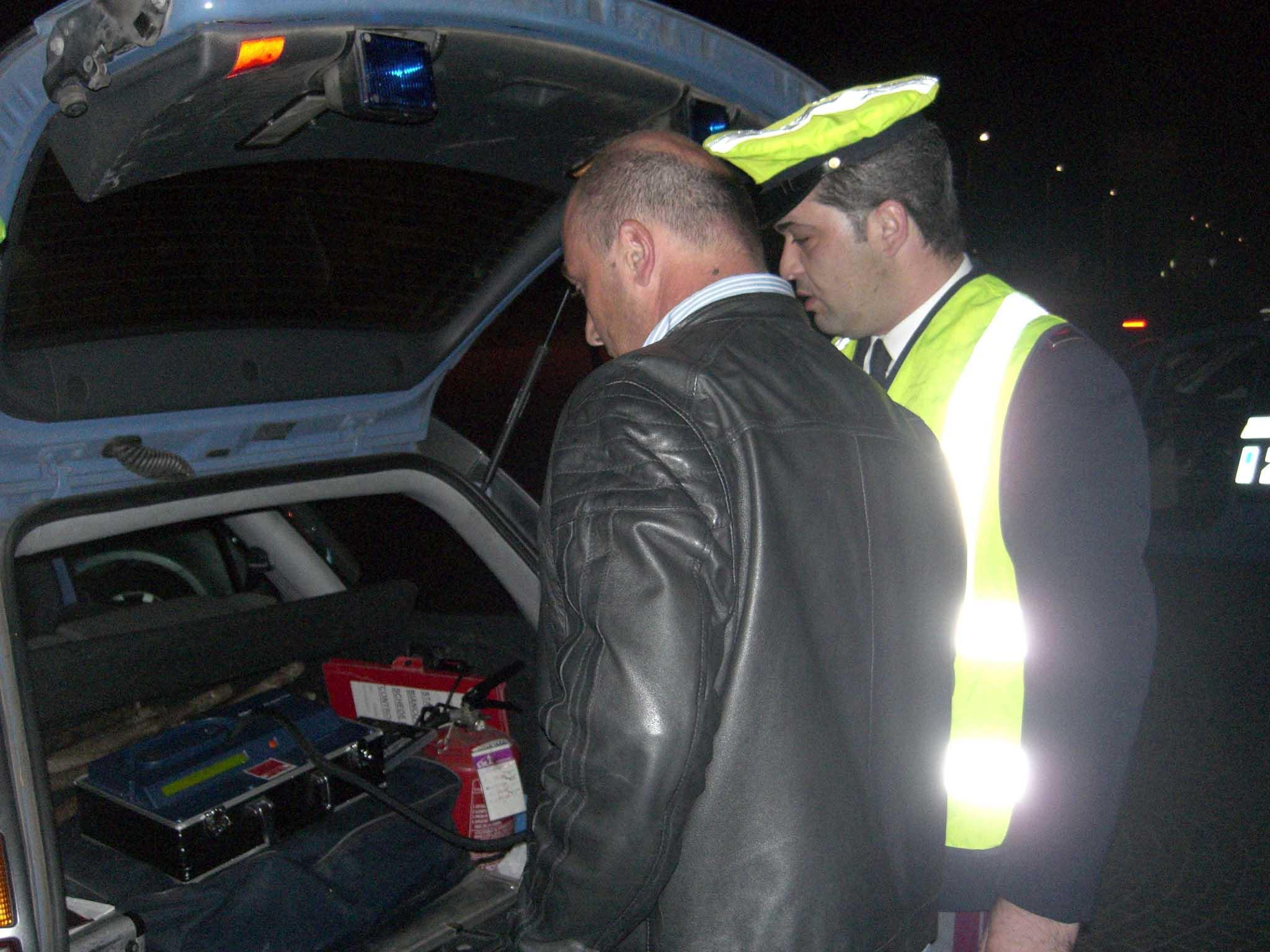 Controlli etilometro polizia stradale