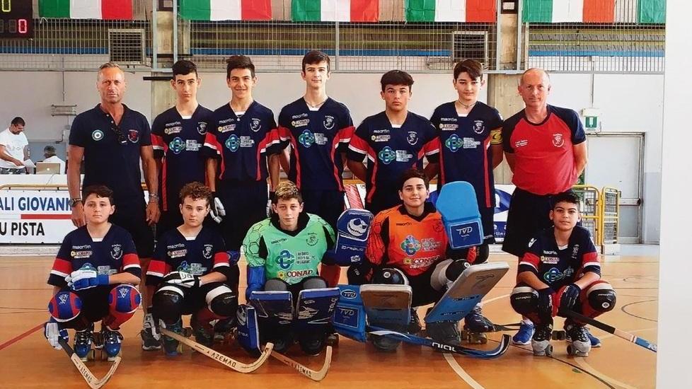 La squadra Under 15 del Roller Scandiano campione d’Italia