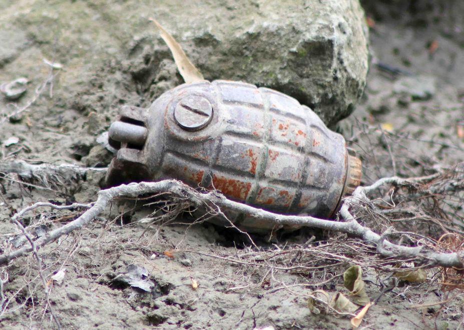 Trovata bomba a mano sull’argine del Po