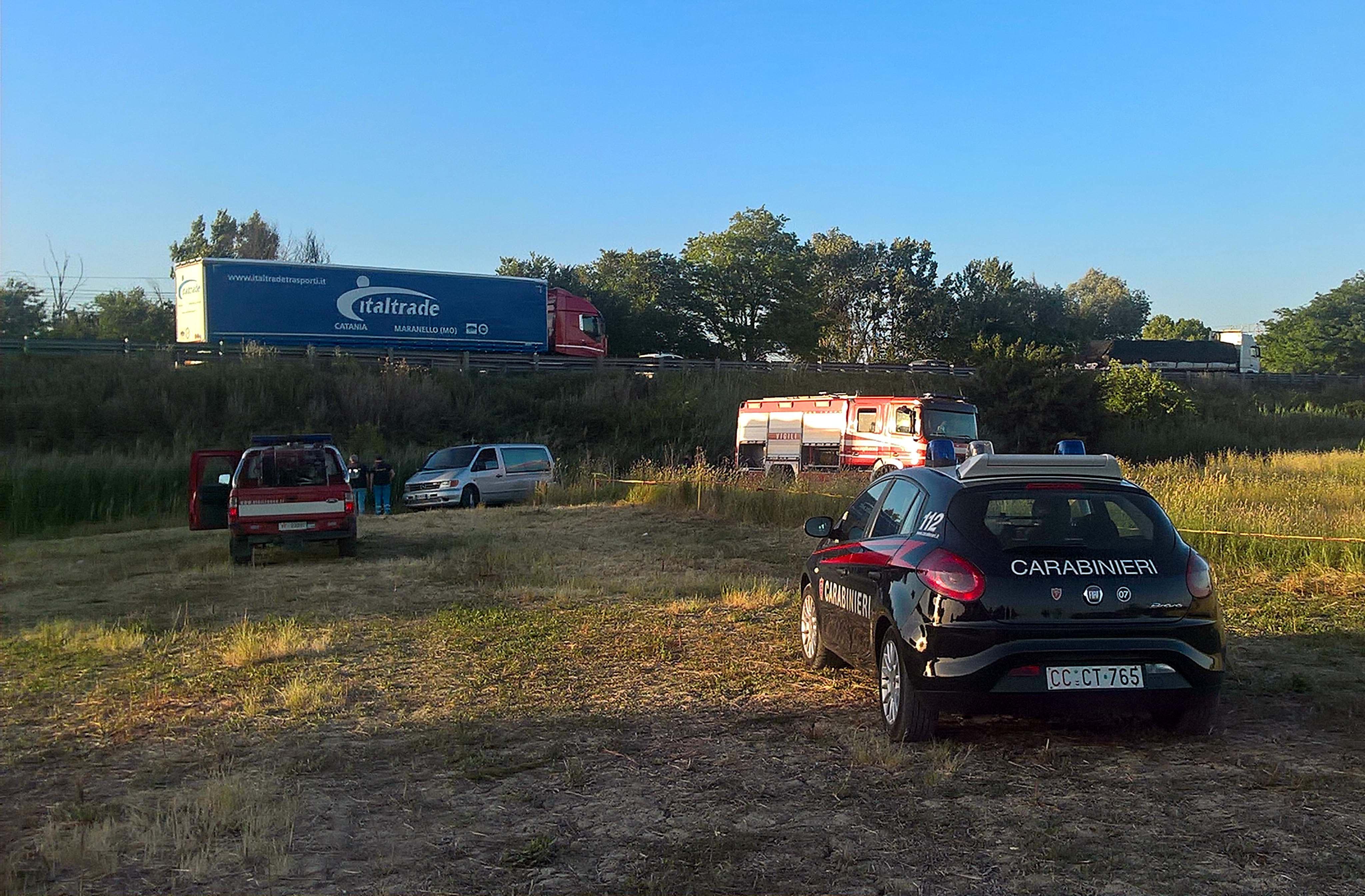 I momenti successivi all'incidente