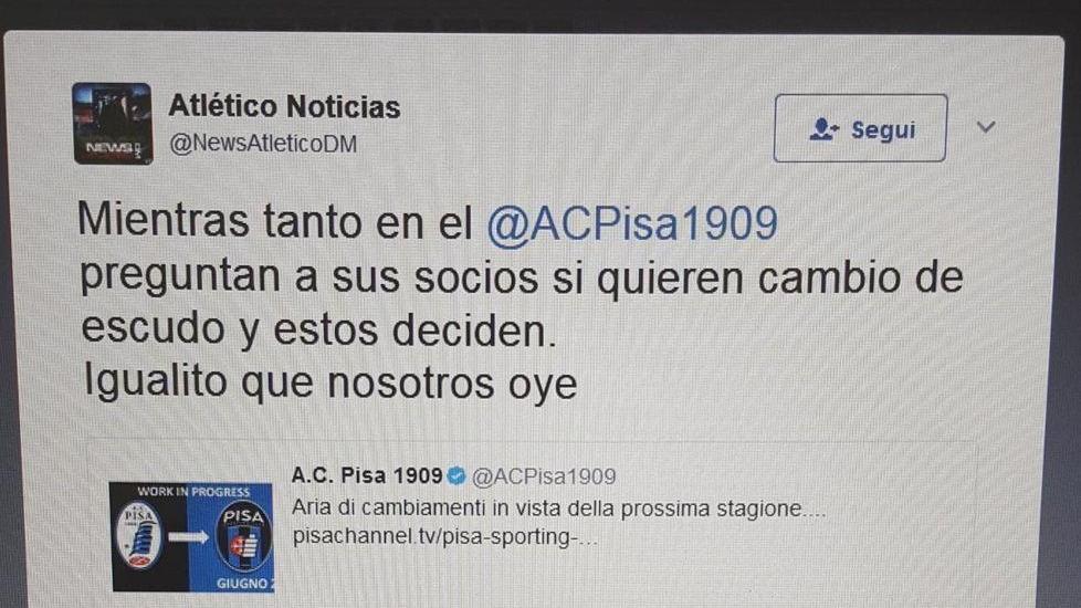 I tifosi al club: fate come a Pisa!