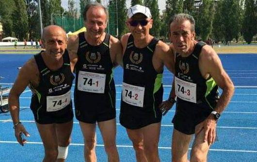Bronzo nella 4x1500 per la Track & Field agli Italiani di Mantova