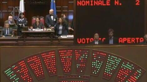Il voto segreto alla Camera "palesato" nel cartellone in aula