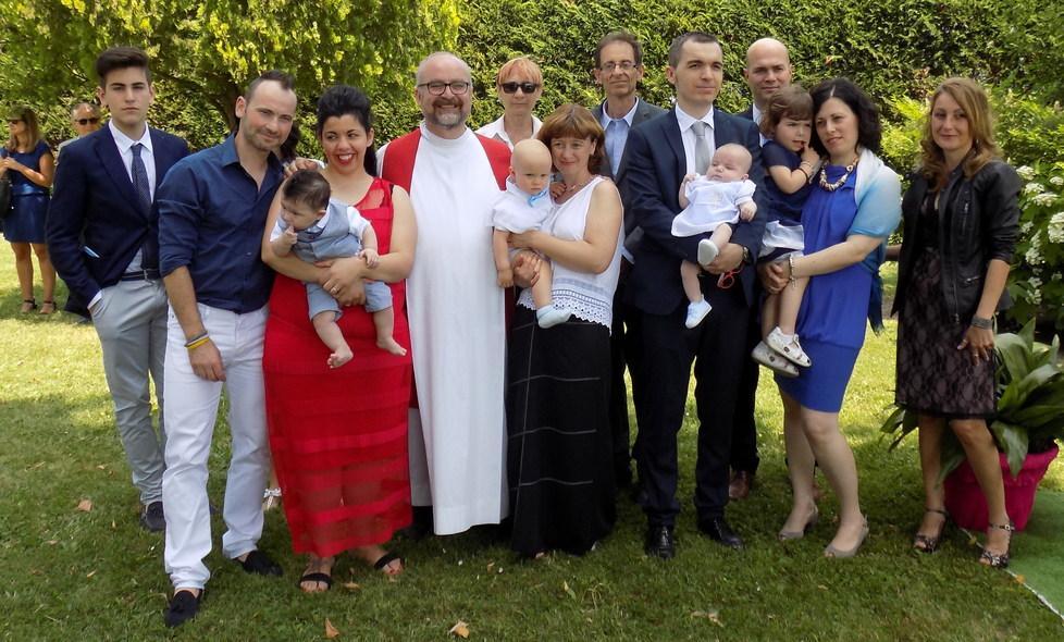 I battesimi sull’Aia per tre bambini 