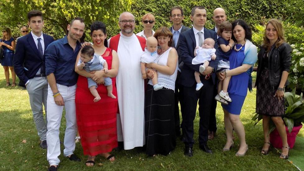 I battesimi sull’Aia per tre bambini