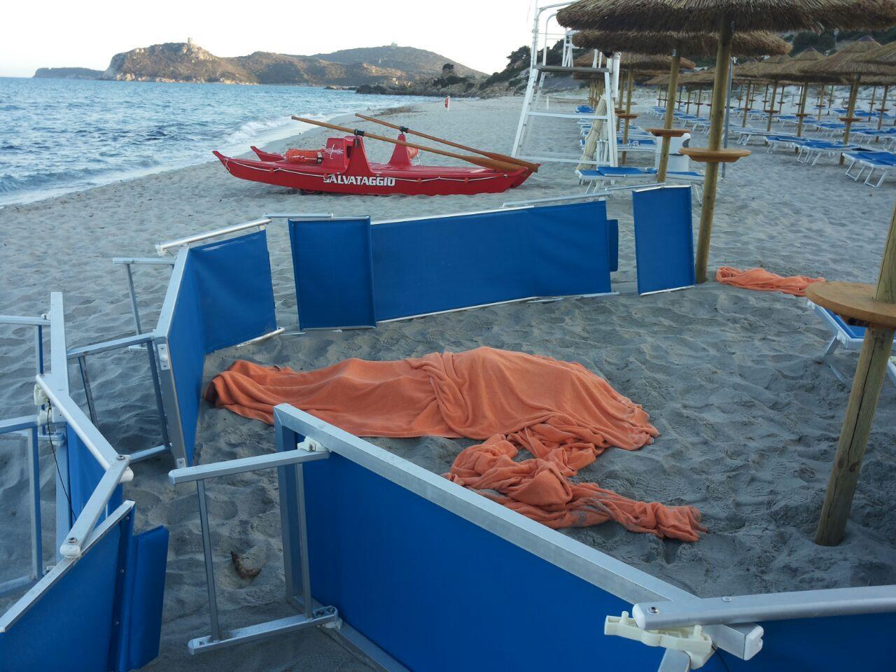 Il turista annegato a Simius