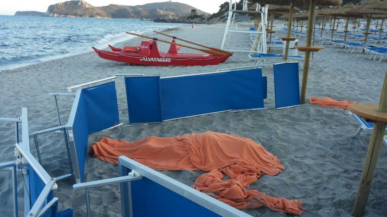 Il turista annegato a Simius
