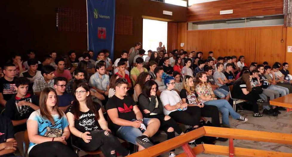 Il timbro del pellegrino fatto dai ragazzi dell'Istituto Meucci  
