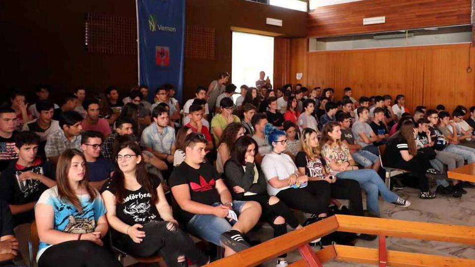 Il timbro del pellegrino fatto dai ragazzi dell'Istituto Meucci