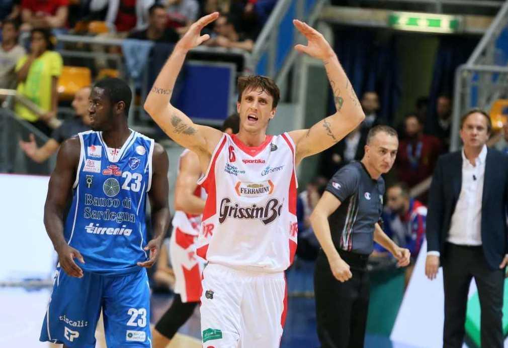 Achille Polonara in una sfida di quest'anno con la Dinamo