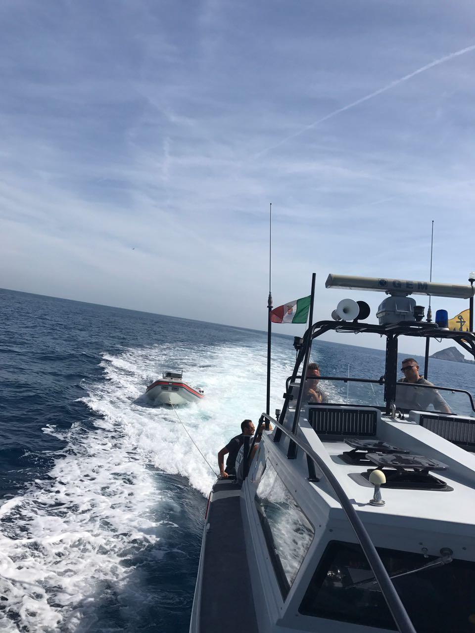 I soccorsi della Finanza a Cerboli