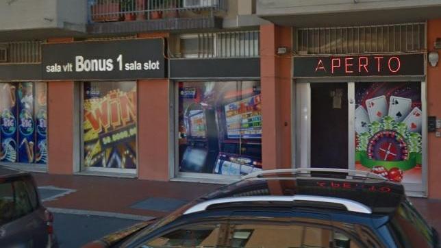 La sala Vlt di via Borgioli