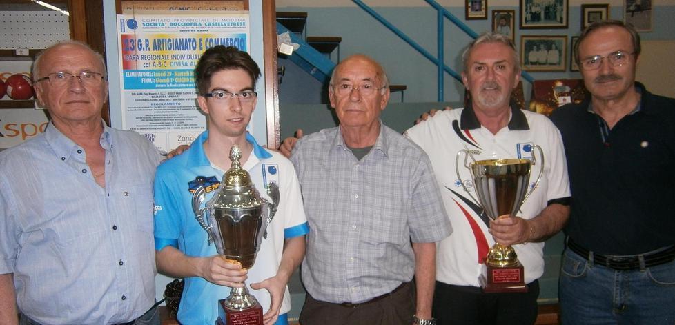 Achille Paradisi al posto d’onore nel GP Artigianato e Commercio
