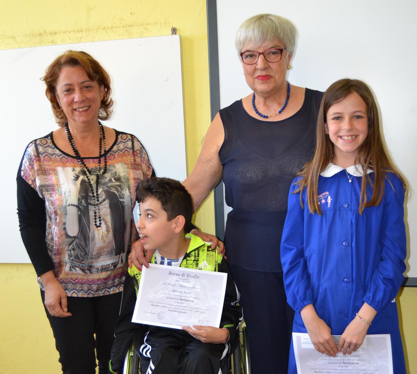 Premiati per gli scritti in limba 