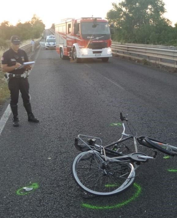 Sassari, ciclista travolto da un’auto: l’investitore positivo all’alcoltest 