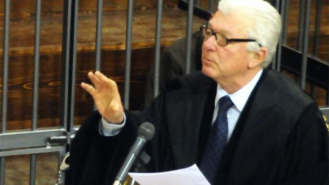 Pasqualino Federici durante il processo per il sequestro di Titti Pinna