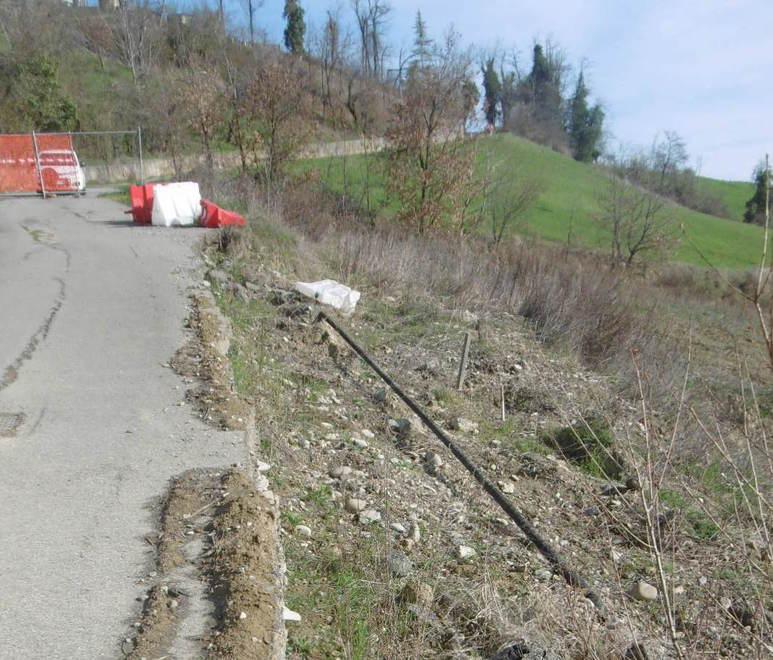 Via della Chiesa a Nirano  torna sicura dopo la frana