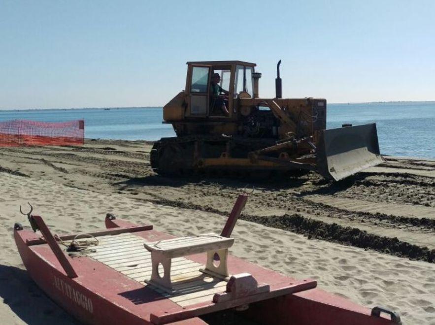 Ripascimento, i lavori in spiaggia sono finiti  