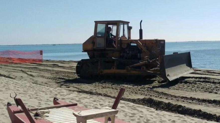 Ripascimento, i lavori in spiaggia sono finiti