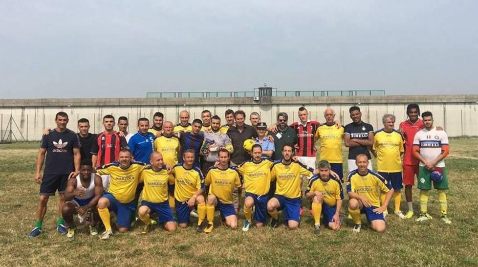 Un calcio all’integrazione nella partita al carcere 