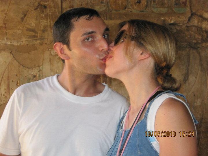 Dimitri Fricano con Erika Preti in una foto pubblicata su Facebook