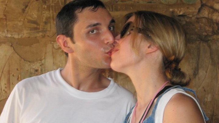 Dimitri Fricano con Erika Preti in una foto pubblicata su Facebook