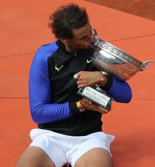 Nadal re di Parigi per la decima volta 