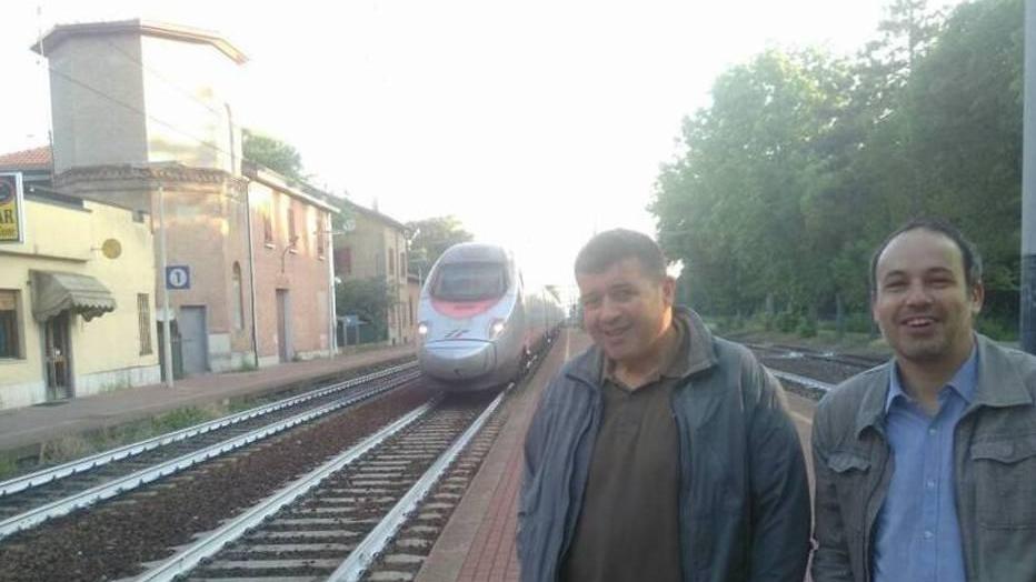 Il treno Frecciargento inaugura le fermate alla stazione