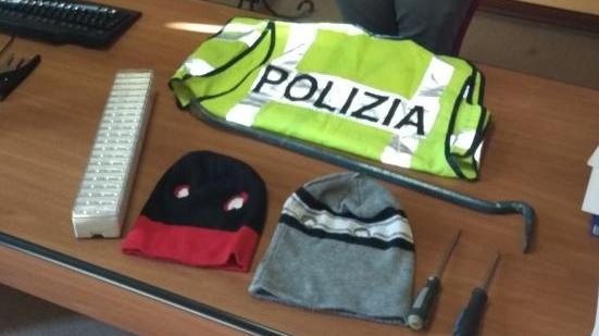 In trasferta per rubare, tre denunciati