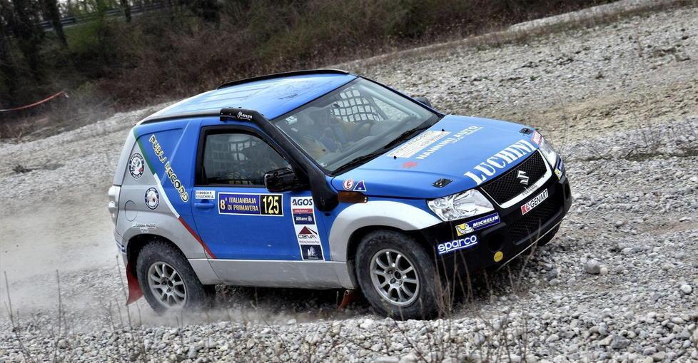 Andrea Luchini alla Italian Baja sugli sterrati di Pordenone