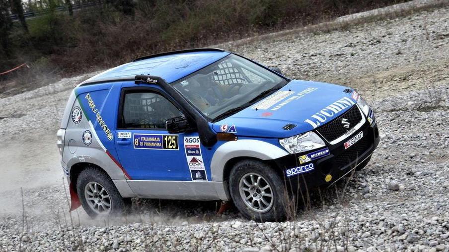 Andrea Luchini alla Italian Baja sugli sterrati di Pordenone