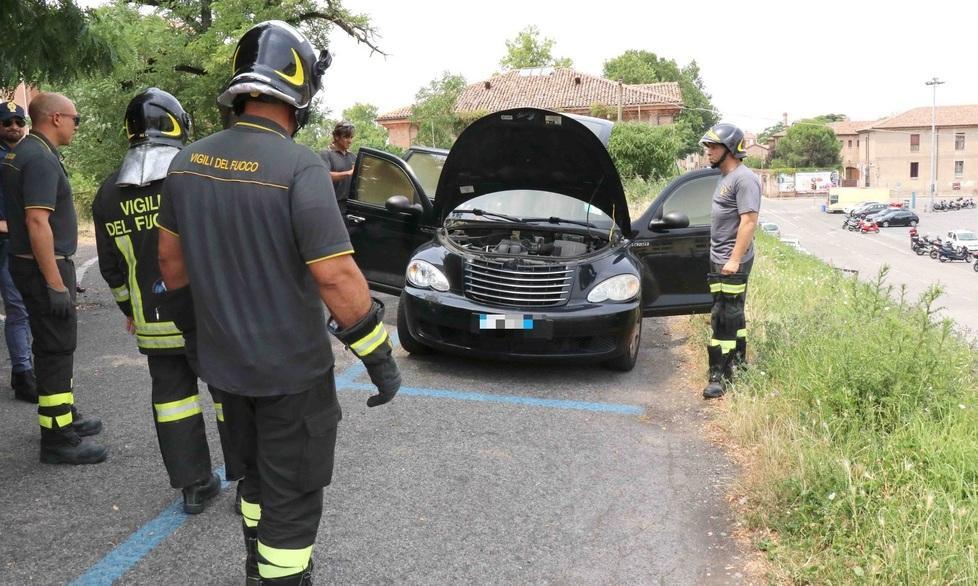 Principio d’incendio sul baluardo