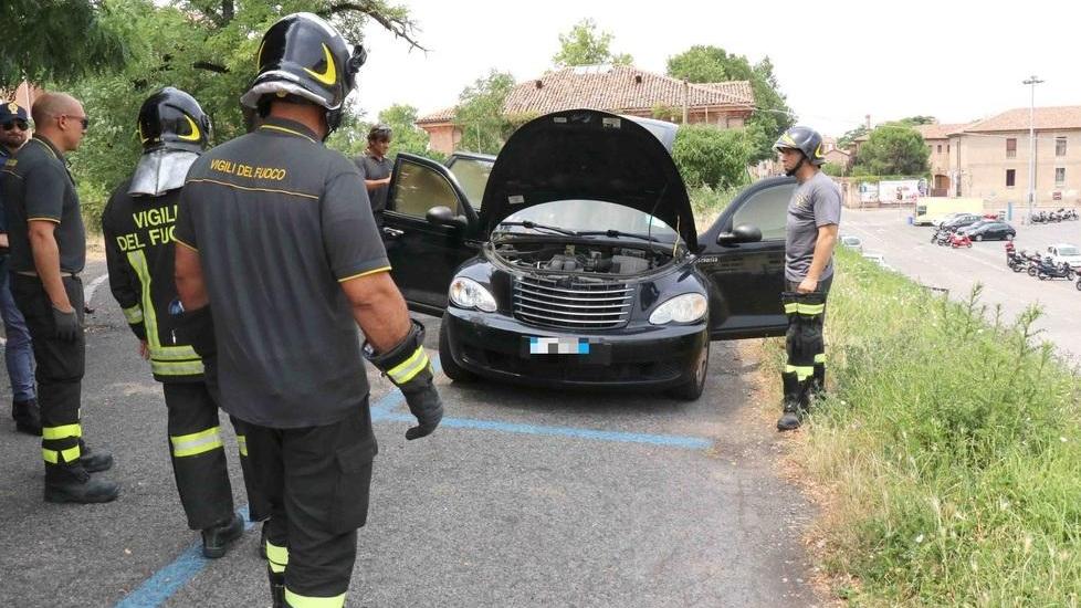 Principio d’incendio sul baluardo