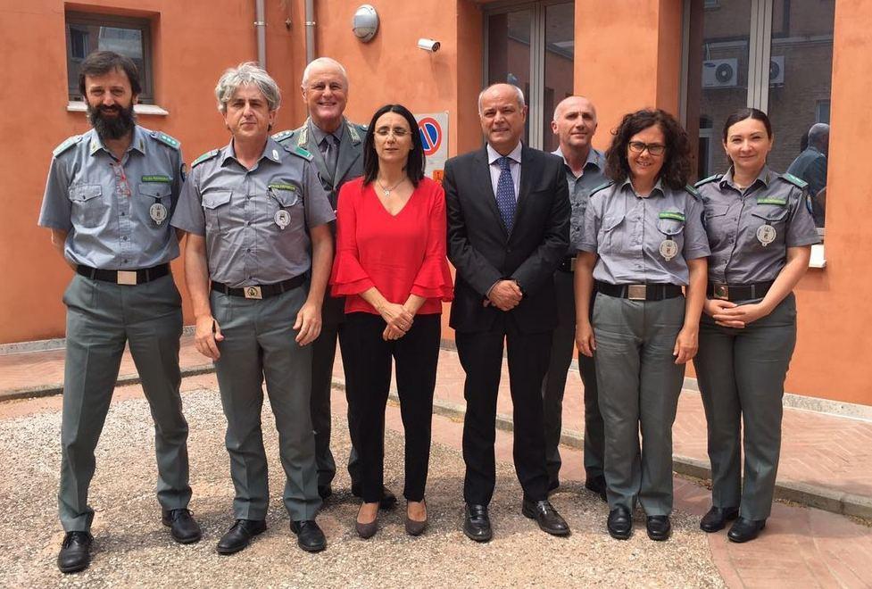 Il questore visita Polizia provinciale