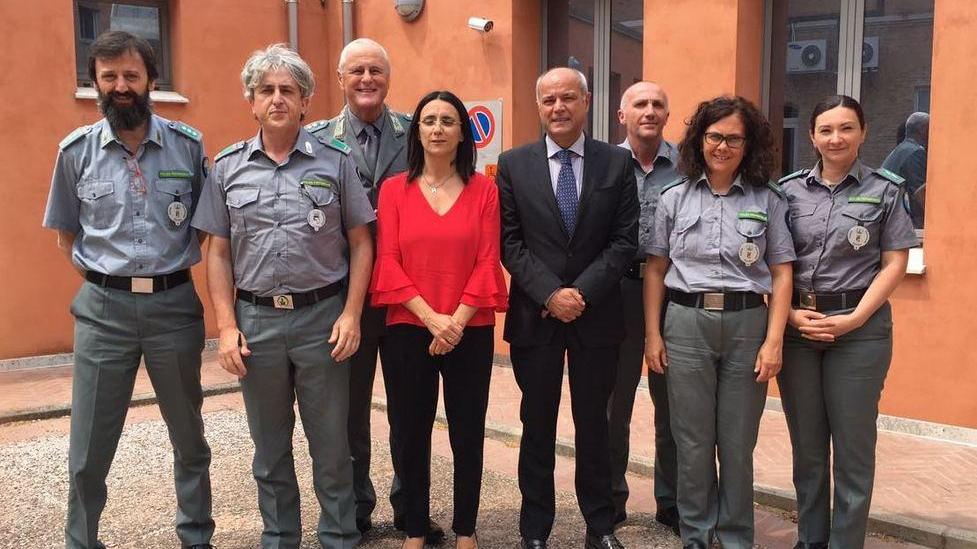 Il questore visita Polizia provinciale
