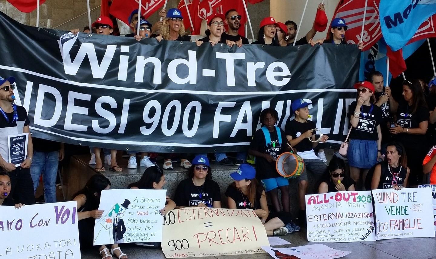 Wind Tre, Ganau con i dipendenti 