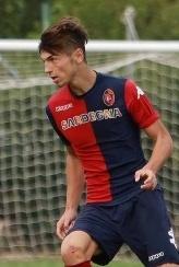 Nicola Manca per la difesa dell’Olbia 