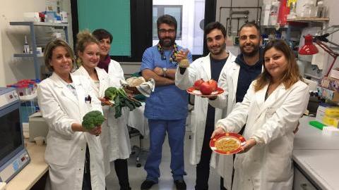 Il professor Lionetti con il suo staff