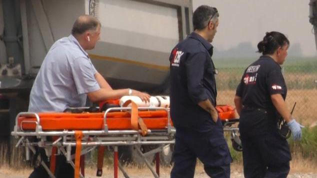 Mirandola, tocca i fili dell’alta tensione, folgorato