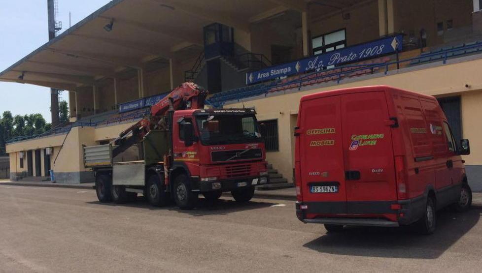 Partiti i lavori per la ristrutturazione dello stadio