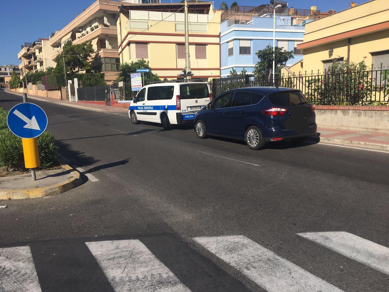 Via Torricelli dove è stata investita la giovane (foto Mario Rosas)