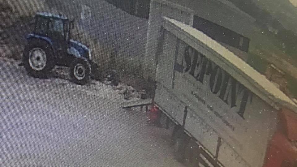 Un'immagine della videosorveglianza