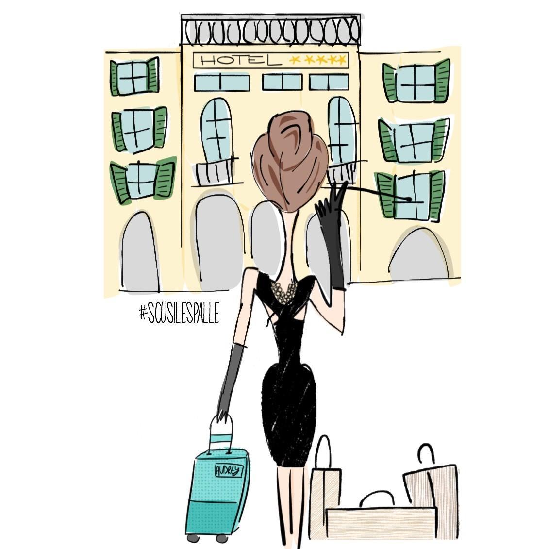 L'illustrazione di Roberta Bancale per il dossier sul turismo di lusso del mensile Toscana Economia