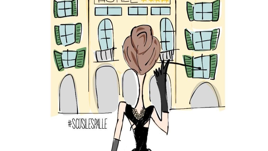 L'illustrazione di Roberta Bancale per il dossier sul turismo di lusso del mensile Toscana Economia