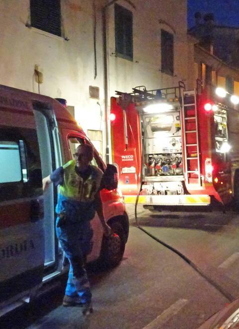 Anziana trasferita al Centro grandi ustionati