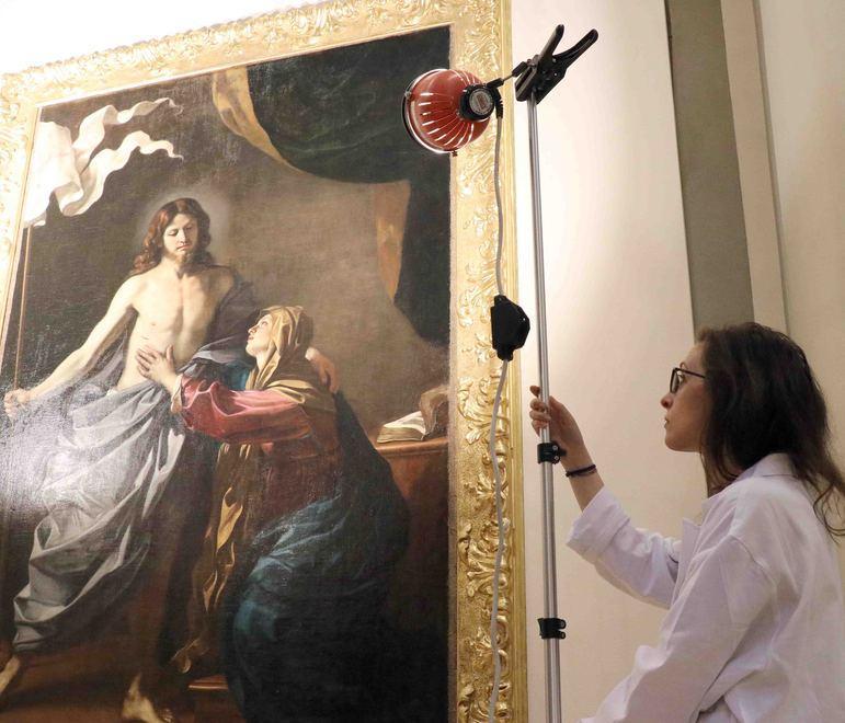 Nessun segno di base Maestro Guercino dipingeva di getto 
